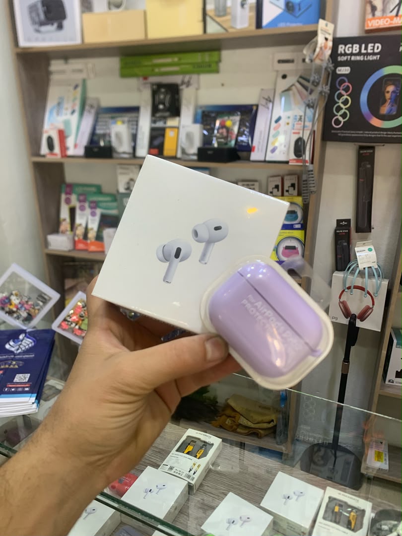 سماعات بلوتوث airpods pro2 مع سيلكون حماية